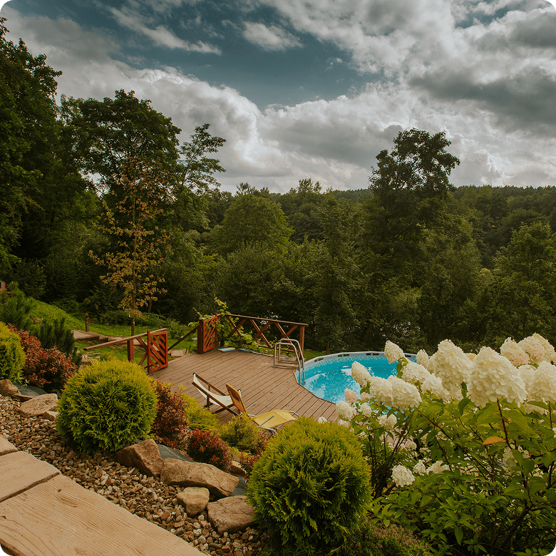 tarninowe wzgorze panorama basen