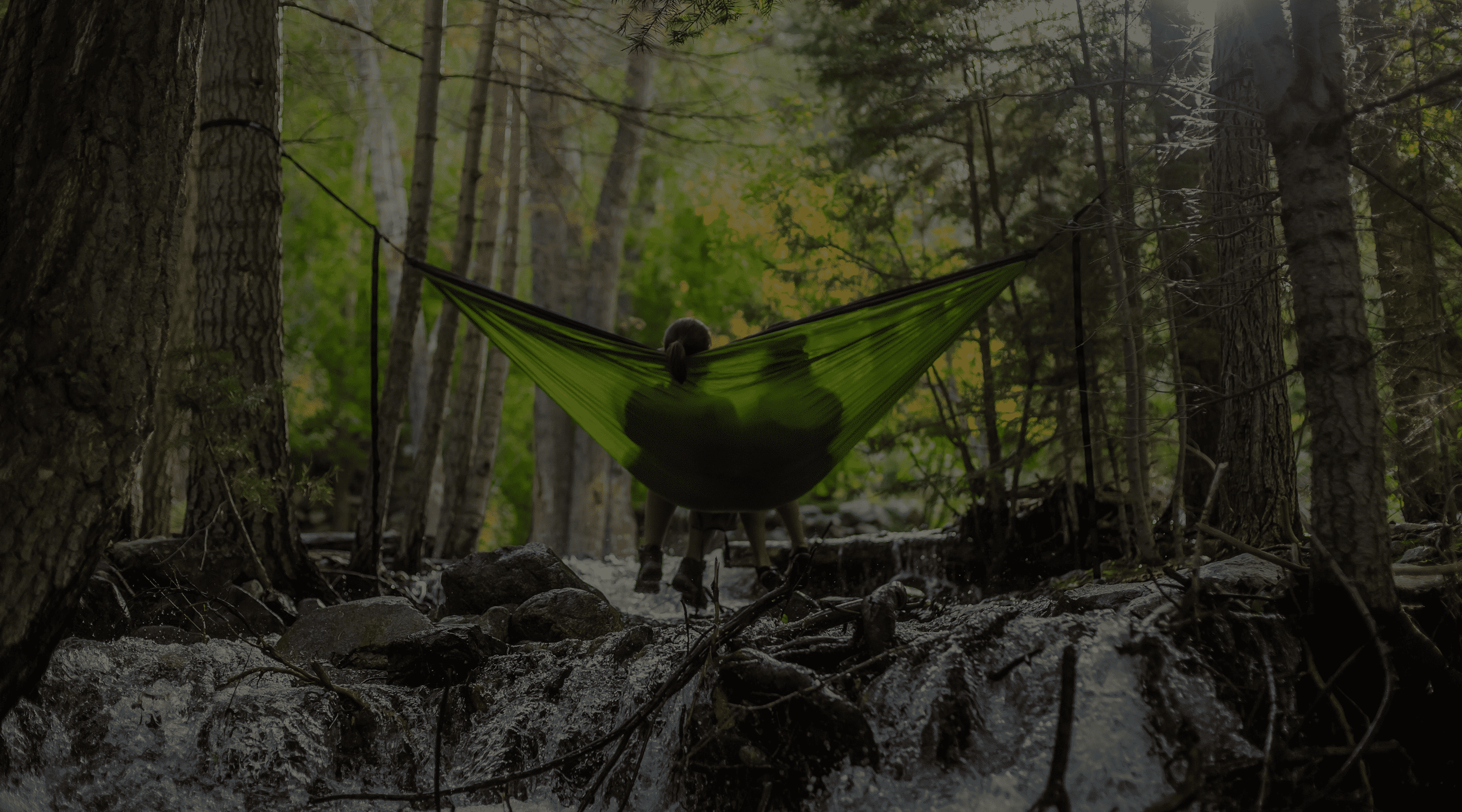 wypoczynek w hamaku agroturystyka tarninowe wzgorze beskid niski